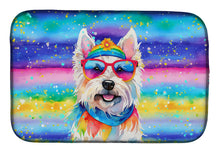 Load image into Gallery viewer, Westie Hippie Dawg Dish Drying Mat