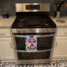 Load image into Gallery viewer, Westie Hippie Dawg Kitchen Towel