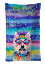Load image into Gallery viewer, Westie Hippie Dawg Kitchen Towel