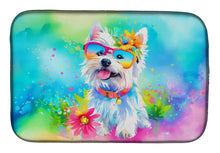 Load image into Gallery viewer, Westie Hippie Dawg Dish Drying Mat