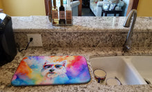 Load image into Gallery viewer, Westie Hippie Dawg Dish Drying Mat
