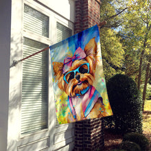 Load image into Gallery viewer, Yorkshire Terrier Hippie Dawg House Flag