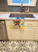 Load image into Gallery viewer, Yorkshire Terrier Hippie Dawg Kitchen Towel