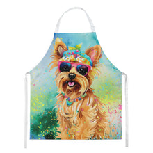 Load image into Gallery viewer, Yorkshire Terrier Hippie Dawg Apron – Artist-Designed Kitchen, BBQ &amp; Craft Apron
