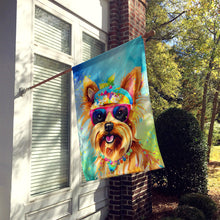 Load image into Gallery viewer, Yorkshire Terrier Hippie Dawg House Flag