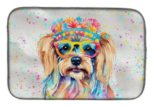 Load image into Gallery viewer, Yorkshire Terrier Hippie Dawg Dish Drying Mat