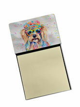 Load image into Gallery viewer, Yorkshire Terrier Hippie Dawg Sticky Note Holder- Refiilable Desk Accessory Note Pad