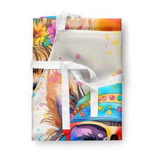 Load image into Gallery viewer, Yorkshire Terrier Hippie Dawg Apron – Artist-Designed Kitchen, BBQ &amp; Craft Apron