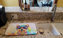 Load image into Gallery viewer, Yorkshire Terrier Hippie Dawg Dish Drying Mat