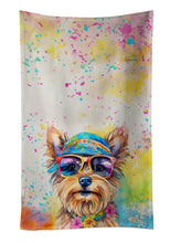 Load image into Gallery viewer, Yorkshire Terrier Hippie Dawg Kitchen Towel