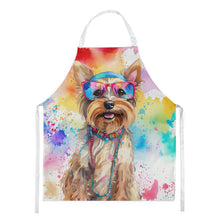 Load image into Gallery viewer, Yorkshire Terrier Hippie Dawg Apron – Artist-Designed Kitchen, BBQ &amp; Craft Apron