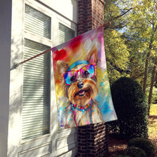 Load image into Gallery viewer, Yorkshire Terrier Hippie Dawg House Flag