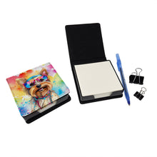 Load image into Gallery viewer, Yorkshire Terrier Hippie Dawg PU Leather Note Paper Holder