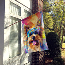 Load image into Gallery viewer, Yorkshire Terrier Hippie Dawg House Flag