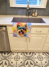Load image into Gallery viewer, Yorkshire Terrier Hippie Dawg Kitchen Towel