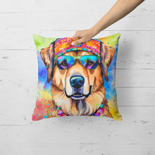 Load image into Gallery viewer, Hippie Dawg Fabric Decorative Pillow