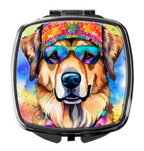 Load image into Gallery viewer, Hippie Dawg Compact Mirror – Stylish Purse Mirror with Artistic Covers