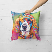 Load image into Gallery viewer, Hippie Dawg Fabric Decorative Pillow