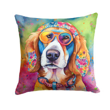 Load image into Gallery viewer, Hippie Dawg Fabric Decorative Pillow