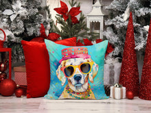 Load image into Gallery viewer, Hippie Dawg Fabric Decorative Pillow