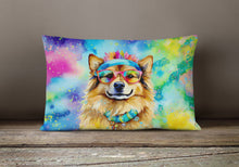 Load image into Gallery viewer, Hippie Dawg Fabric Decorative Pillow