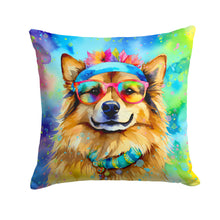 Load image into Gallery viewer, Hippie Dawg Throw Pillow - 14x14 Decorative Pillow – Art for Your Home &amp; Patio