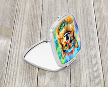 Load image into Gallery viewer, Hippie Dawg Compact Mirror – Stylish Purse Mirror with Artistic Covers