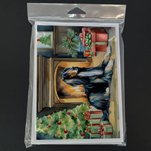 Load image into Gallery viewer, Afghan Hound Cozy Christmas Greeting Cards - Blank Note Cards – 8-Pack of Artist-Designed Cards with Envelopes