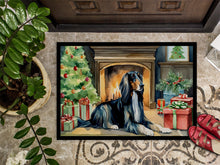 Load image into Gallery viewer, Afghan Hound Cozy Christmas Doormat - Large 24x36 – Indoor/Outdoor Floor Mat with Artistic Flair