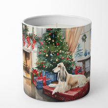 Load image into Gallery viewer, Afghan Hound Cozy Christmas Decorative Soy Candle