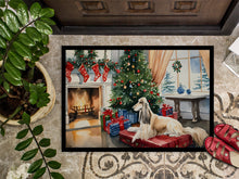 Load image into Gallery viewer, Afghan Hound Cozy Christmas Doormat - Large 24x36 – Indoor/Outdoor Floor Mat with Artistic Flair