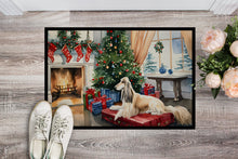 Load image into Gallery viewer, Afghan Hound Cozy Christmas Doormat - 18X27 Indoor / Outdoor Rug | Made in USA