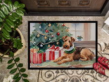 Load image into Gallery viewer, Airedale Terrier Cozy Christmas Doormat - 18X27 Indoor / Outdoor Rug | Made in USA
