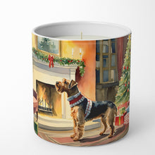Load image into Gallery viewer, Airedale Terrier Cozy Christmas Decorative Soy Candle