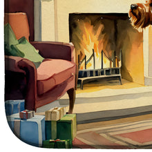Load image into Gallery viewer, Airedale Terrier Cozy Christmas Dish Drying Mat