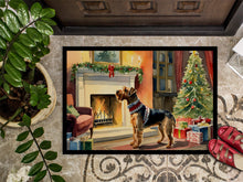 Load image into Gallery viewer, Airedale Terrier Cozy Christmas Doormat - Large 24x36 – Indoor/Outdoor Floor Mat with Artistic Flair