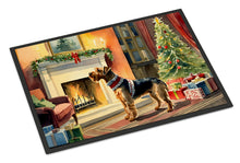 Load image into Gallery viewer, Airedale Terrier Cozy Christmas Doormat - Large 24x36 – Indoor/Outdoor Floor Mat with Artistic Flair