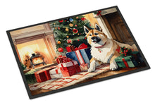 Load image into Gallery viewer, Akita Cozy Christmas Doormat - Large 24x36 – Indoor/Outdoor Floor Mat with Artistic Flair