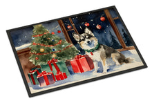 Load image into Gallery viewer, Alaskan Klee Kai Cozy Christmas Doormat - Large 24x36 – Indoor/Outdoor Floor Mat with Artistic Flair