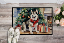 Load image into Gallery viewer, Alaskan Malamute Cozy Christmas Doormat - Large 24x36 – Indoor/Outdoor Floor Mat with Artistic Flair