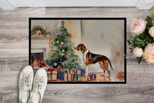 Load image into Gallery viewer, American English Coonhound Cozy Christmas Doormat