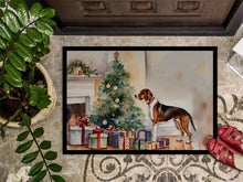 Load image into Gallery viewer, American English Coonhound Cozy Christmas Doormat