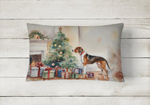 Load image into Gallery viewer, American English Coonhound Cozy Christmas Throw Pillow
