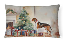 Load image into Gallery viewer, American English Coonhound Cozy Christmas Throw Pillow