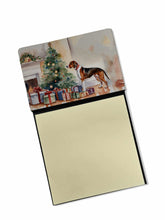 Load image into Gallery viewer, American English Coonhound Cozy Christmas Sticky Note Holder- Refiilable Desk Accessory Note Pad