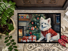 Load image into Gallery viewer, American Eskimo Cozy Christmas Doormat