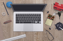 Load image into Gallery viewer, American Foxhound Cozy Christmas Sticky Note Holder- Refiilable Desk Accessory Note Pad