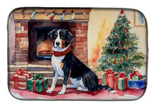 Load image into Gallery viewer, Appenzeller Sennenhund Cozy Christmas Dish Drying Mat