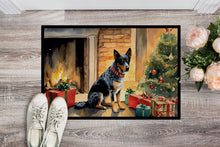 Load image into Gallery viewer, Australian Cattle Dog Cozy Christmas Doormat - Large 24x36 – Indoor/Outdoor Floor Mat with Artistic Flair