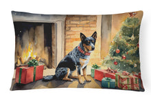 Load image into Gallery viewer, Australian Cattle Dog Cozy Christmas Throw Pillow